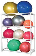 Fitness Ball Racks – Ball Storage Cart | Heavy-Duty Construction | Easy Assembly | 18